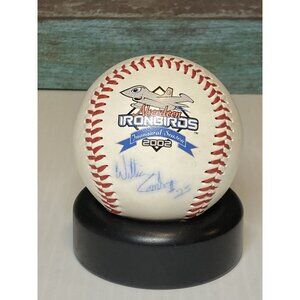 Aberdeen Ironbirds Souvenir Baseball Orioles 2002 Signed William Will Combs